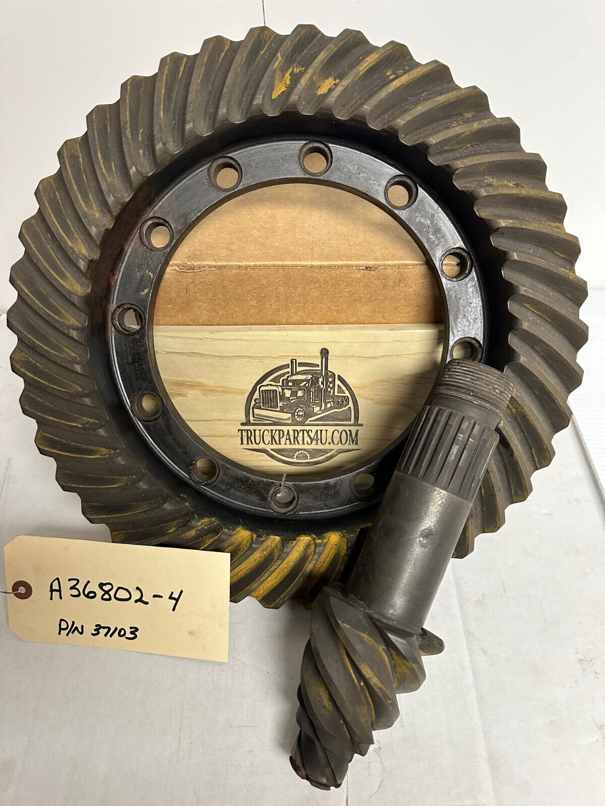A36802-4 Meritor Rockwell Axletech gearset – SQHD front axle application – 8.20 gear ratio – new genuine OEM differential gearing